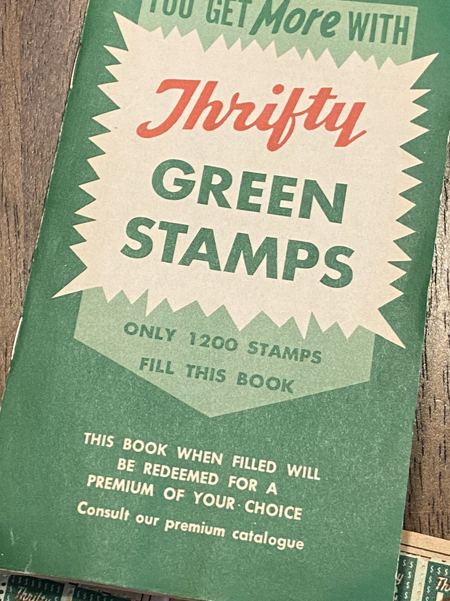 Green stamps Books π Filled Vintage