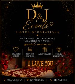 ✨ D&J Events – Hotel Decorations ✨