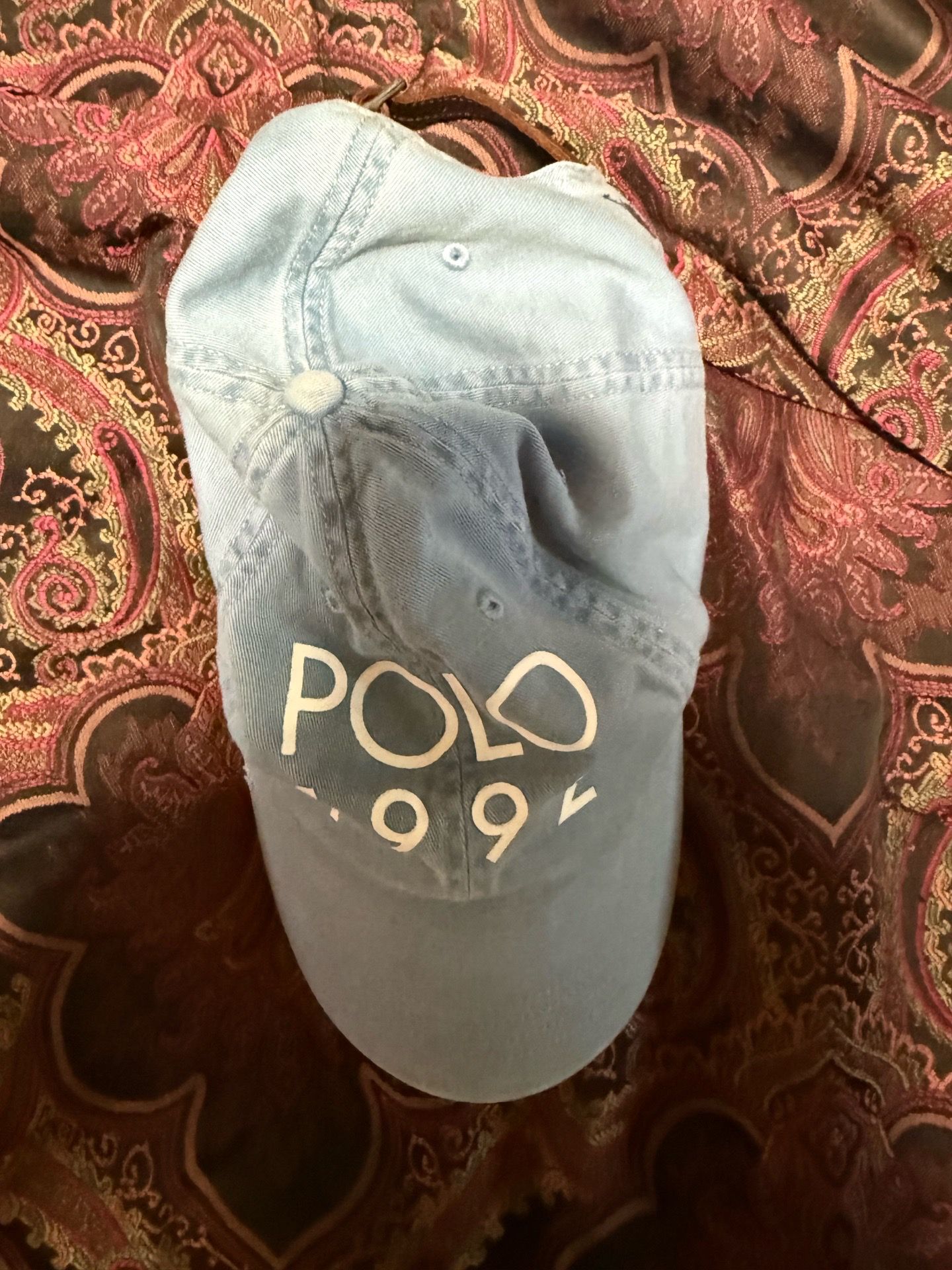 Light blue Polo Ralph Lauren baseball cap