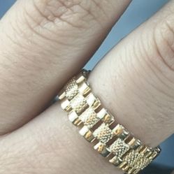 10k rolex ring MEN