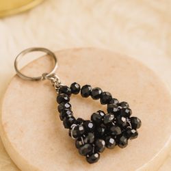 Elegant Handmade Beaded Keychain