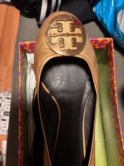 Tory Burch Gold Ballet Flat