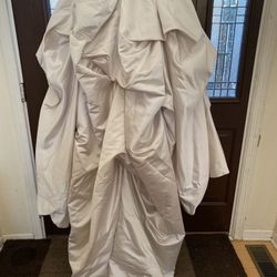  Mon Cheri Ivory RN 82673 Strapless Wedding Dress Size: US 18