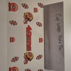 16oz Cup Wraps - 49ers