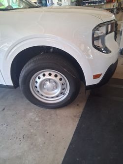 New Ford Maverick rims and tires
