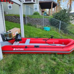 12' Saturn With 2.5 Suzuki Outboard 