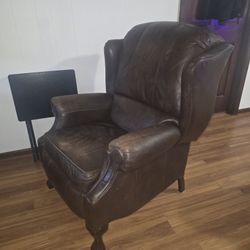 Brown Leather Recliner 