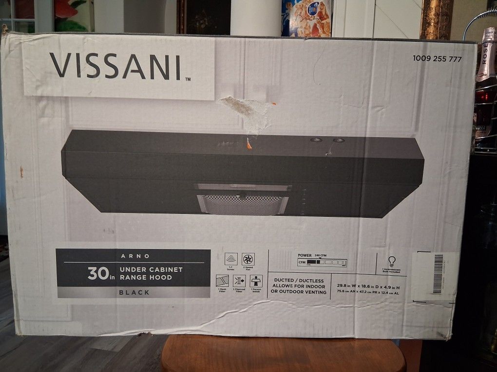 Vissani Arno 30in Under Cabinet Range Hood
