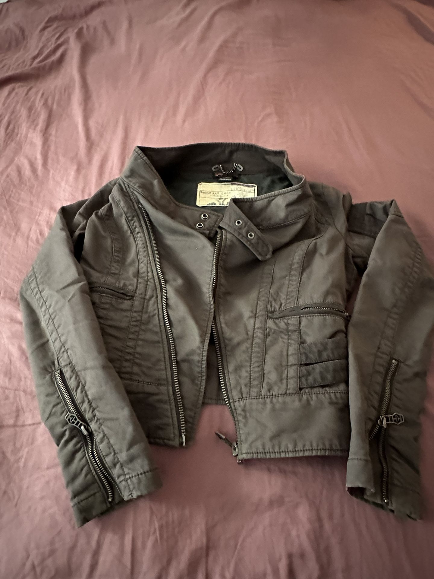 Denim Moto Jacket S