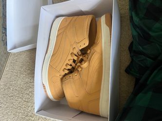 Puma High-Top Sneakers Wheat Tan Leather