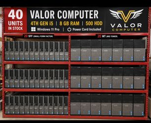 40 Dell OptiPlex 3020 Computers for Sale
• 4th Gen Intel Core i5
• 8GB RAM
• 500GB HDD
• Windows 11 Pro
• Power Cord Included
✔ Fully tested and ready