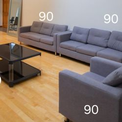 Sofas (2), Couch, and Coffee Table