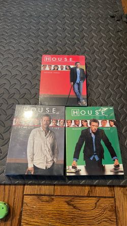 House M.D. DVD Seasons 3, 4, and 5