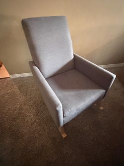 Gray Good Condition Rocking Chair