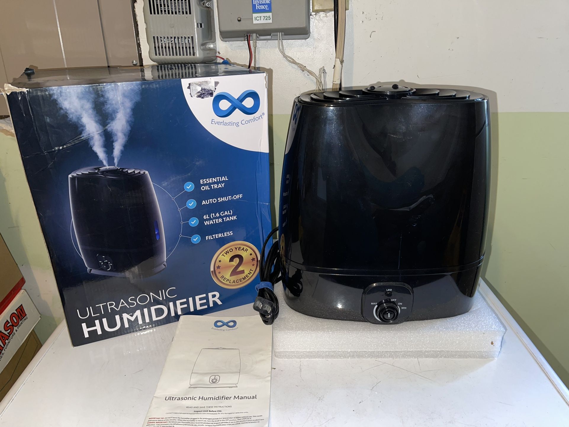 Ultrasonic Cool Mist Humidifier