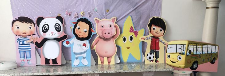 Little baby bum cardboard cutouts 3 in a half feet tall!