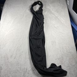 Windsor Women’s XS Black Sequin Formal Prom Long Dress Leg Slit NWT #1227