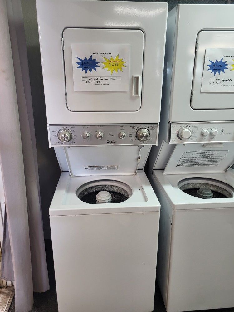 🇺🇸4th Of July Sale! Whirlpool ThinTwin Electric Stack-Warranty Included