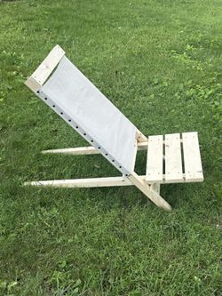 Handmade Collapse Canvas Beach Chair