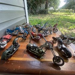 Scaled Diecast Metal OCC Bikes/Arlen Ness Bikes 