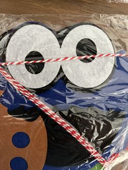 Sesame St Banner And Candy Bags 