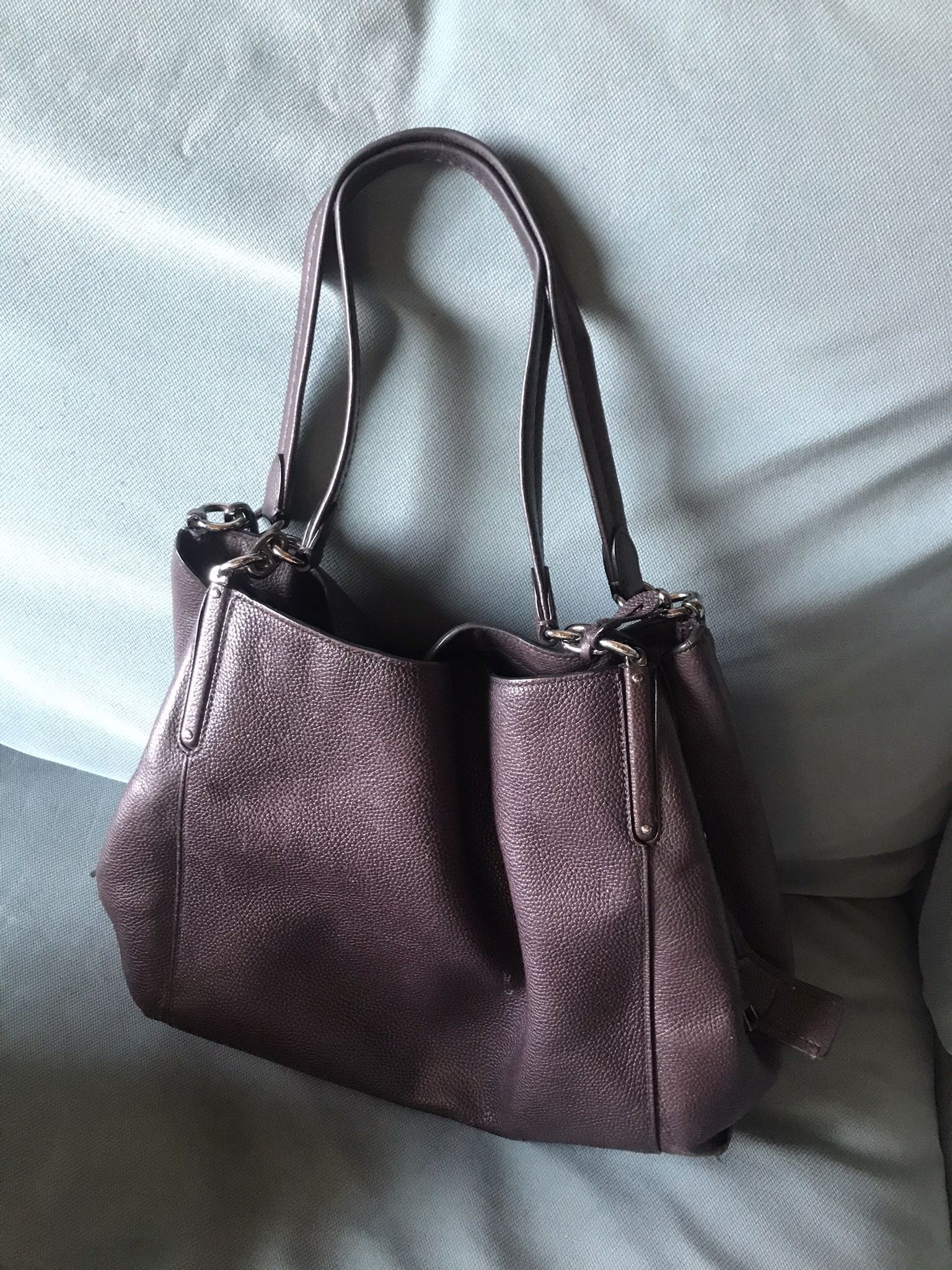 Brown Leather Coach Bag/Purse