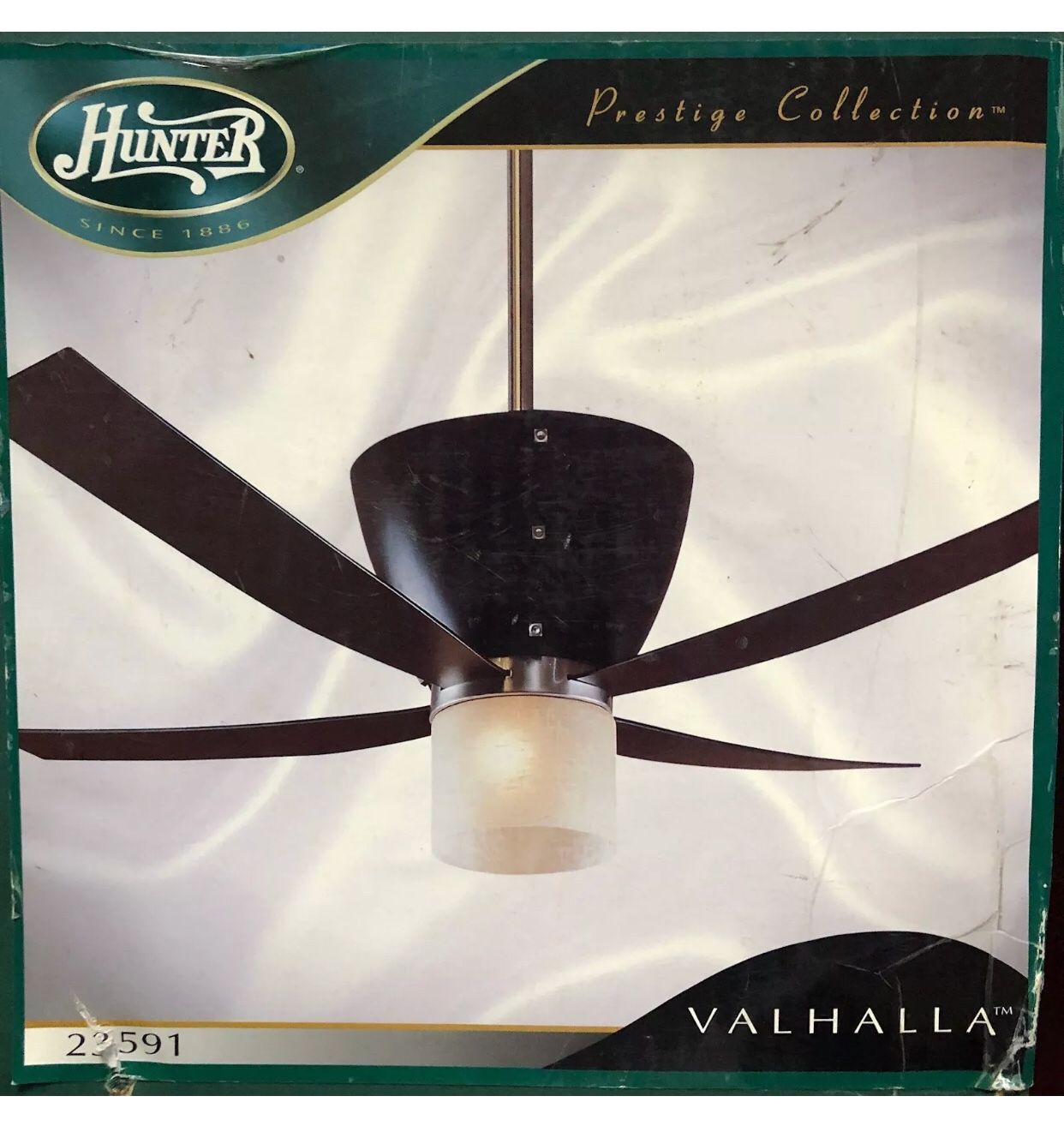 Hunter 56” ceiling fan model# 23591 Valhalla Indoor Ceiling Fan
