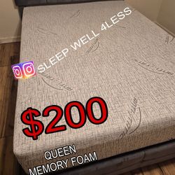 NEW  QUEEN MEMORY FOAM MATTRESS 