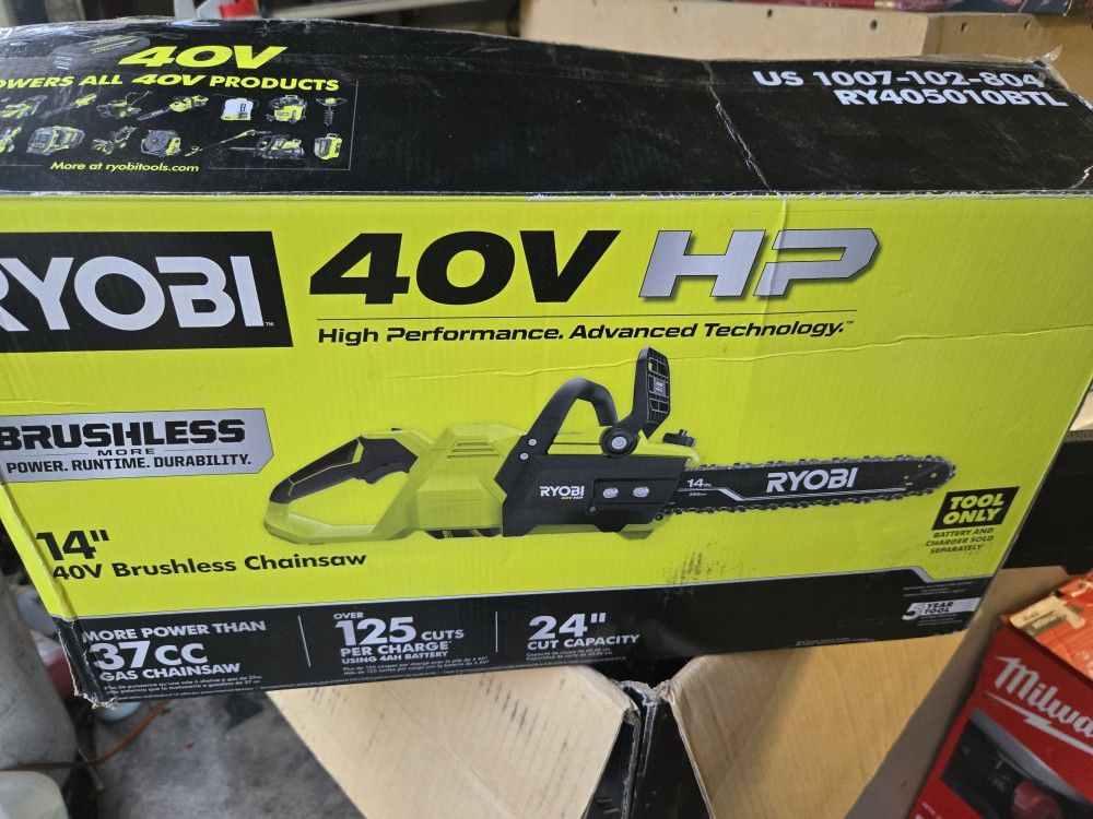Ryobi Chainsaw New Tool Only