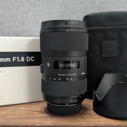 Sigma 18-35 F1.8 DC Crop Lens for Nikon