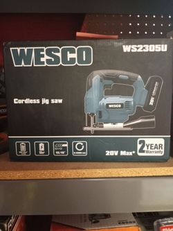 WESCO 20V CORDLESS JIG SAW
