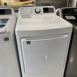 Midea White 7.5 Cu. Ft. Electric Dryer With Sensor Dry