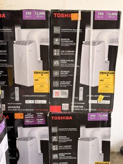 Toshiba 12000BTU Dual-Hose Portable AC – Faster Cooling!