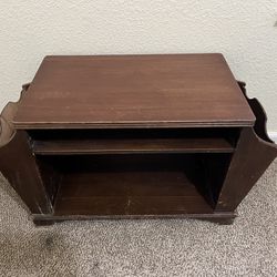 Small Wooden Side Table/TV stand