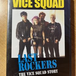 VICE SQUAD - DVD - Last Rockers Vice Squad Story OOP GIGA RARE ** NEW ** PUNK