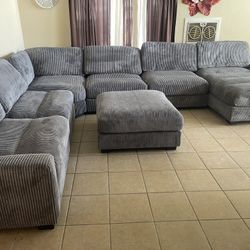 Extra Large Sectional Sofa With Ottoman