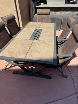 Patio table and chairs￼