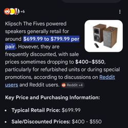 Klipsch The 5s Speakers 