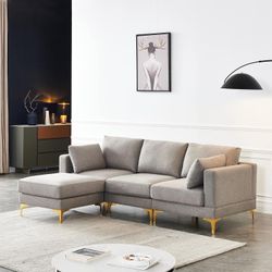 Sofa 3 Seat With Ottoman 