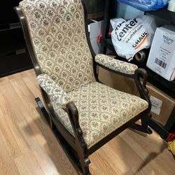 Antique “gooseneck” Rocking Chair