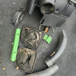 John Deere z225 bagging system complete + mulch cover