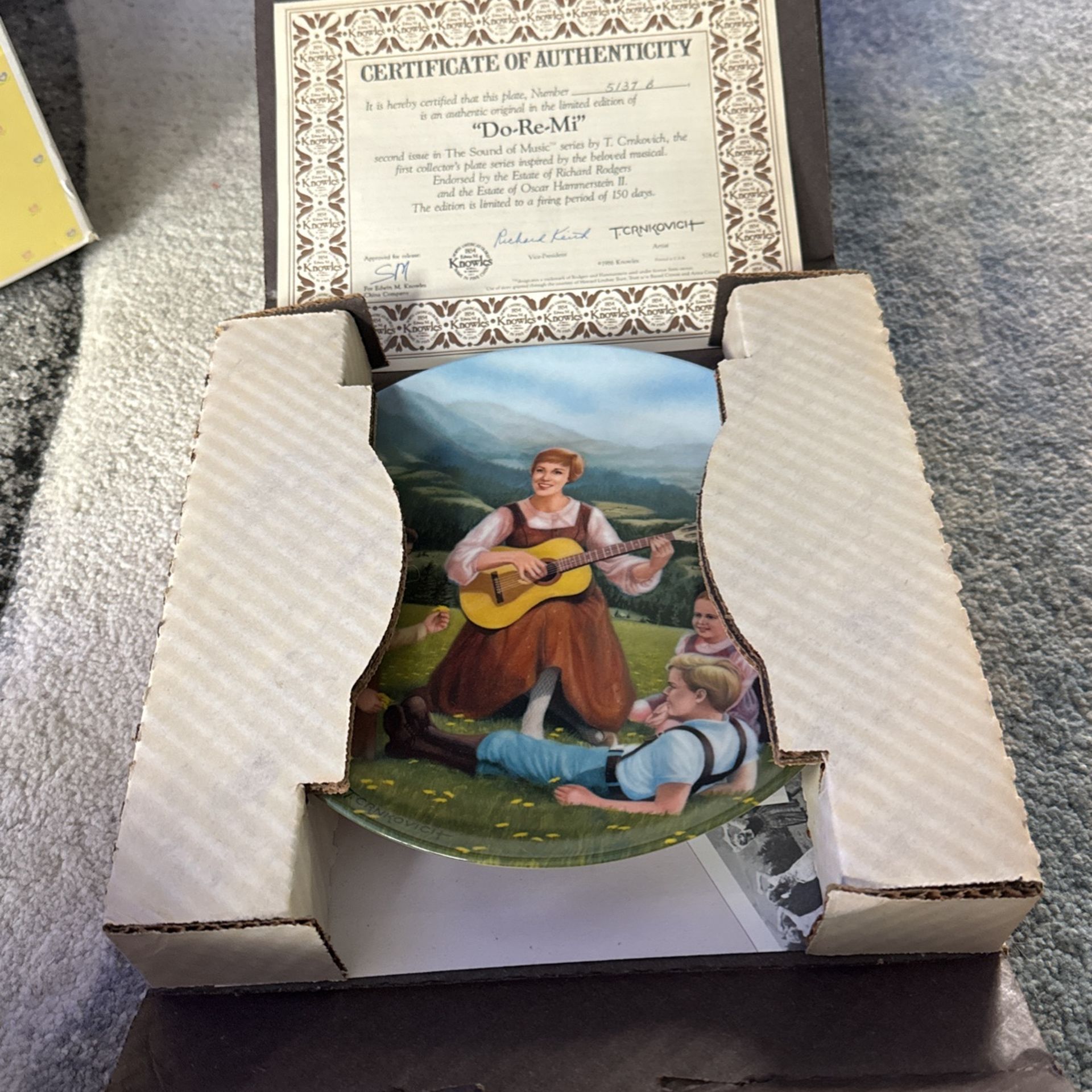 The Edwin M Knowles China Plate