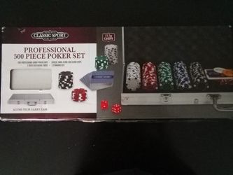 Professional 500 Piece Poker Set