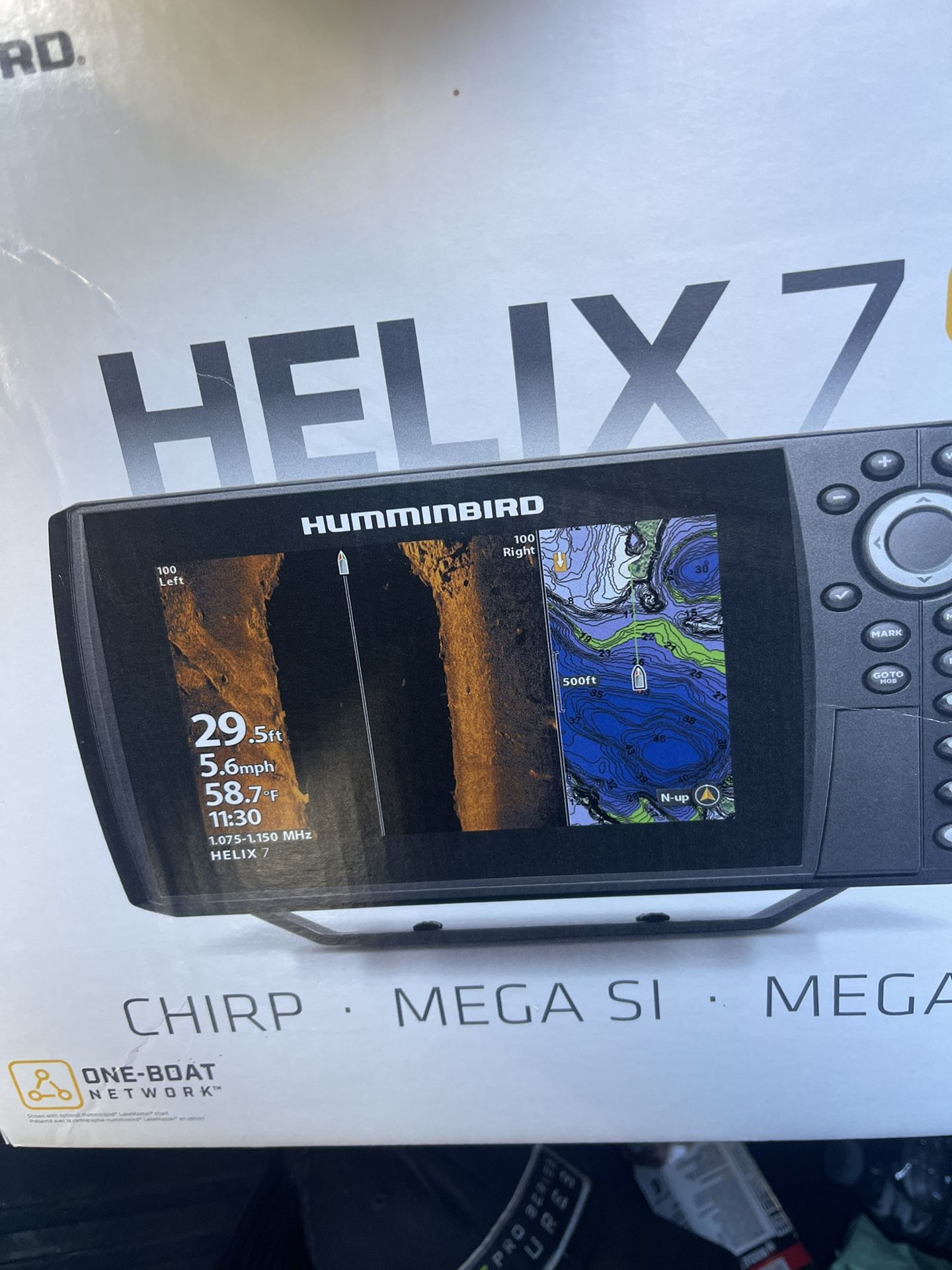 Hummingbird Helix 7 Gen 3 Fish Finder.