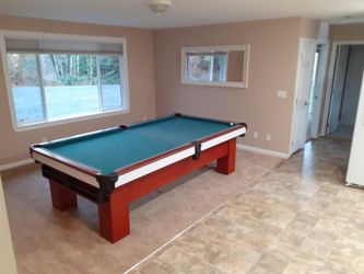 Antique 9' pool table