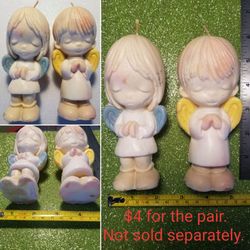 Cute Vintage Girl & Boy Candle $4