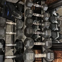 Dumbells Set w/ Bench