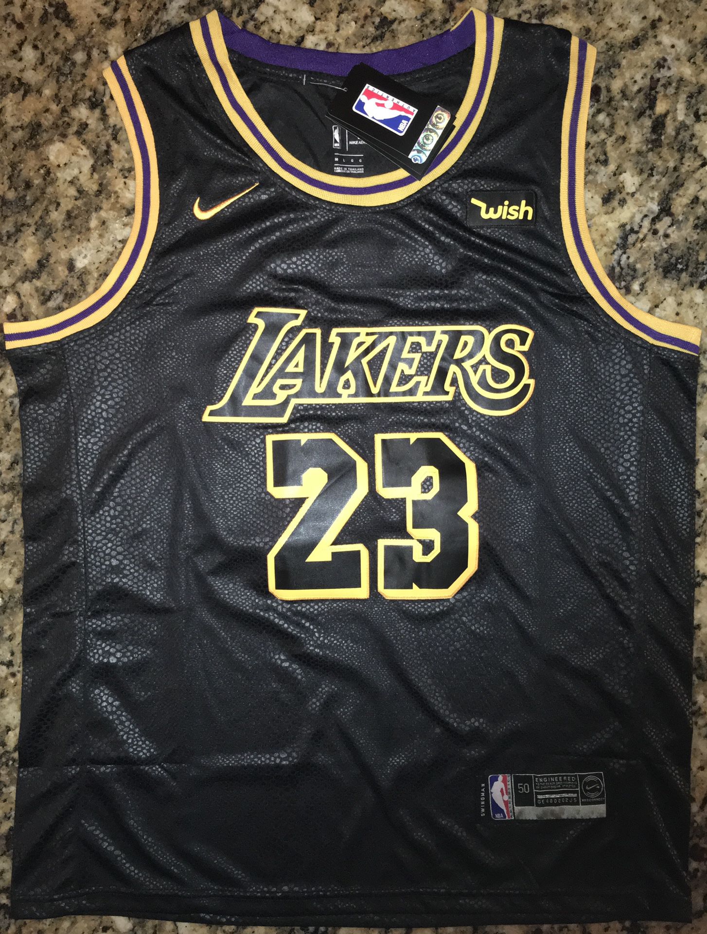 Lakers Jersey 23 Lebron James size 44 M nike for Sale in Los Angeles, CA -  OfferUp