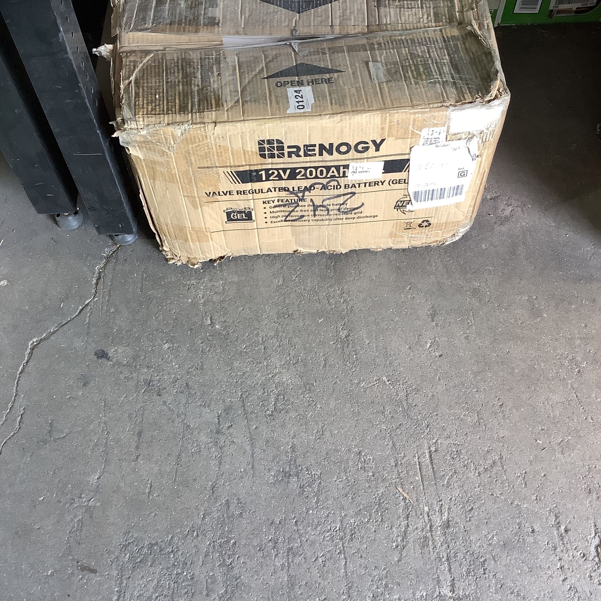 Renogy 12 Volt 200 Ah Deep Cycle Hybrid GEL Battery