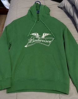 Budweiser Graphic Pullover Hoodie Green